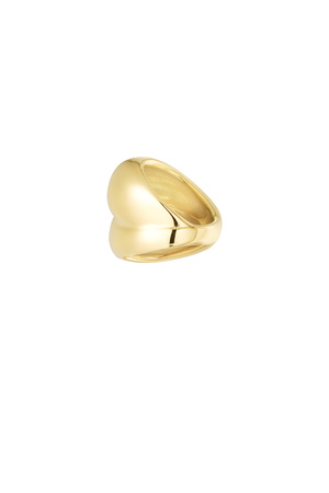 Ring dubbel - goud h5 Afbeelding3