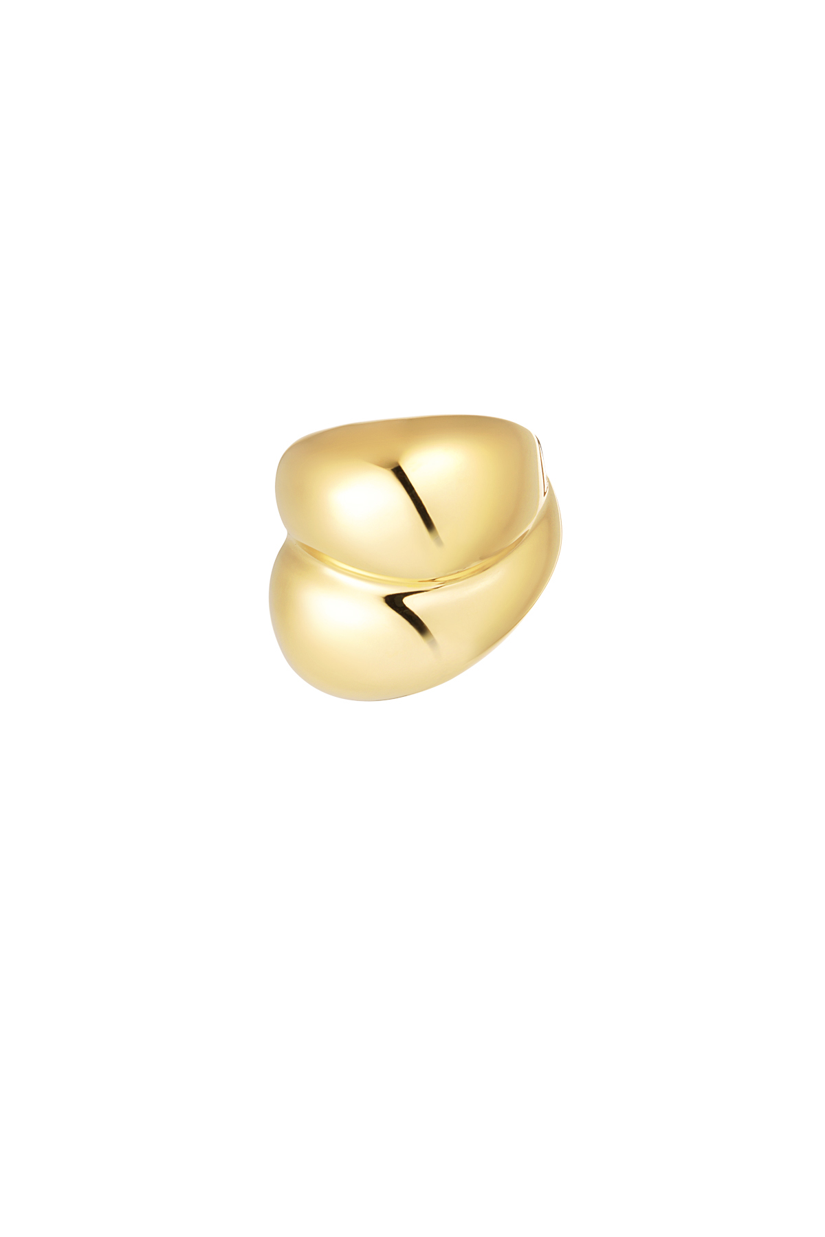 Ring double - Gold color