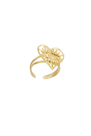 Ring heart with decoration - gold h5 Picture3
