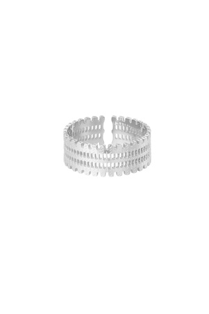 Ring met print - zilver h5 