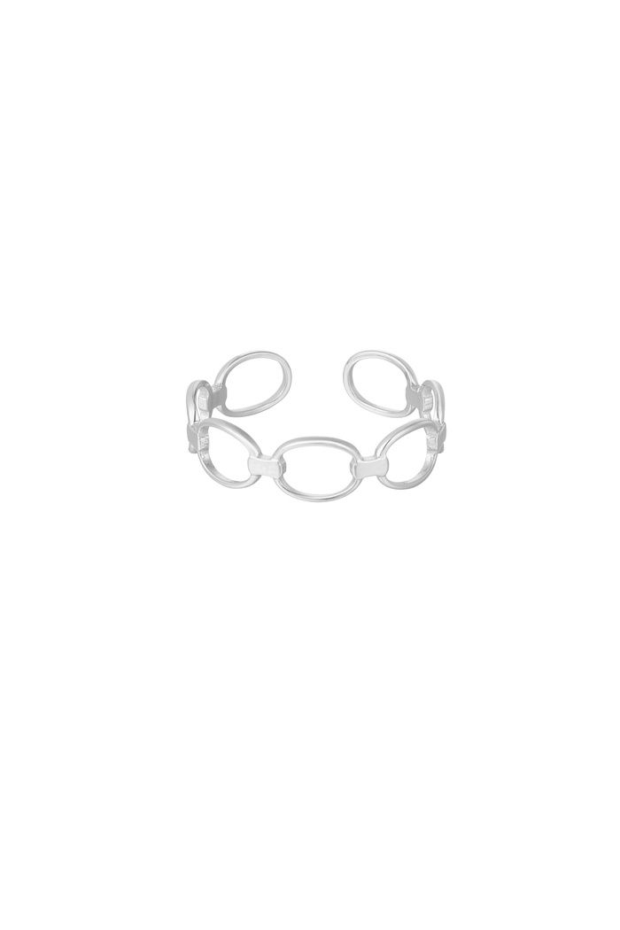 Ring links - silver 