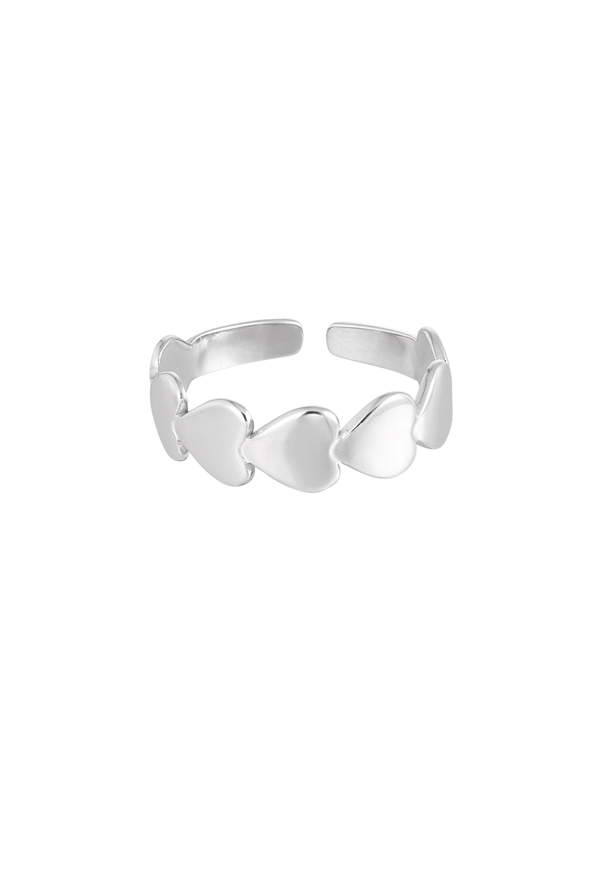 Ring hearts - silver h5 