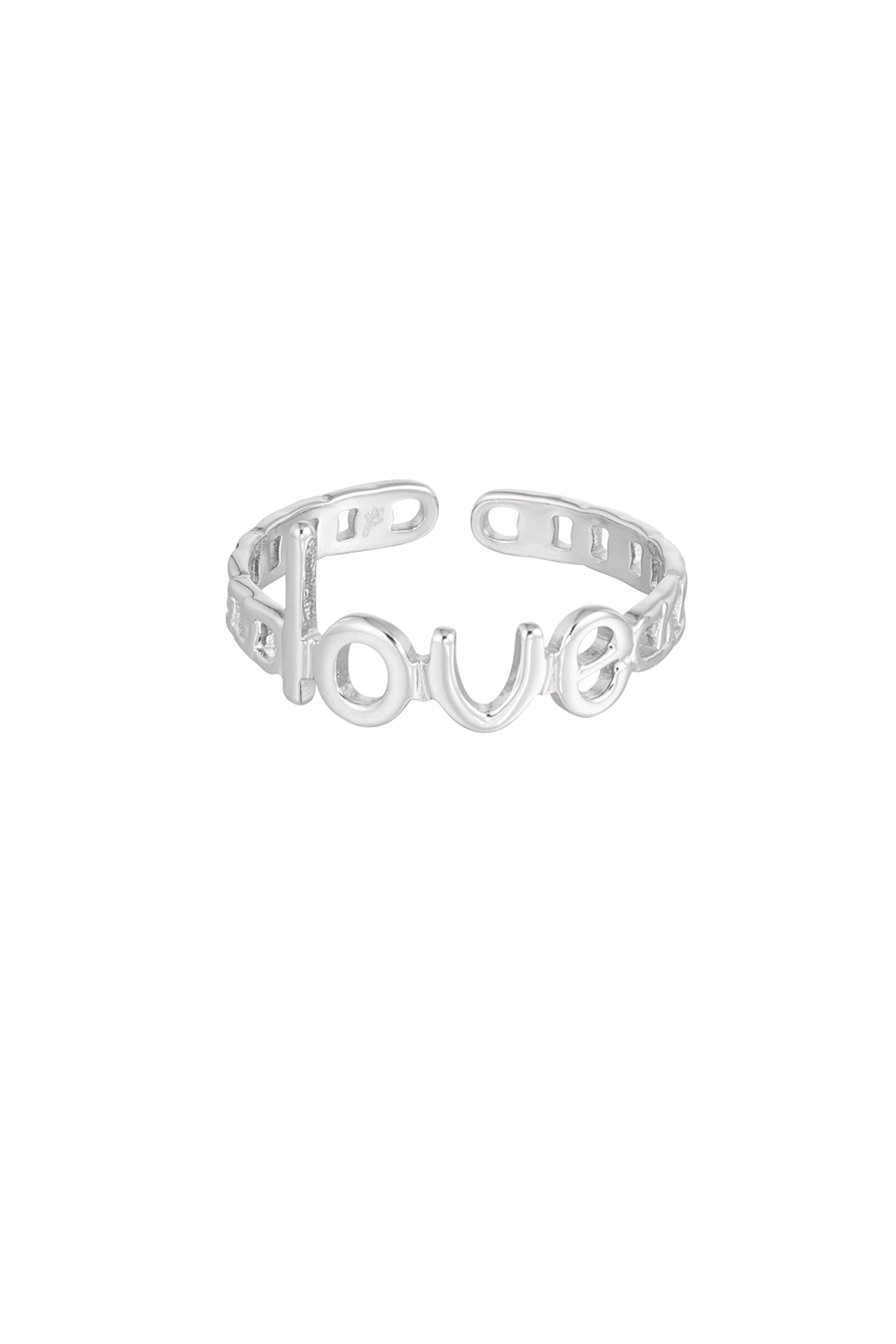 Ring verbindet Liebe - Silber