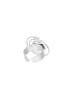 Ring met turn - zilver h5 Afbeelding4