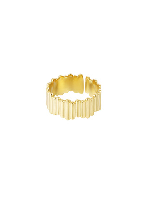 Ring stripes - gold h5 