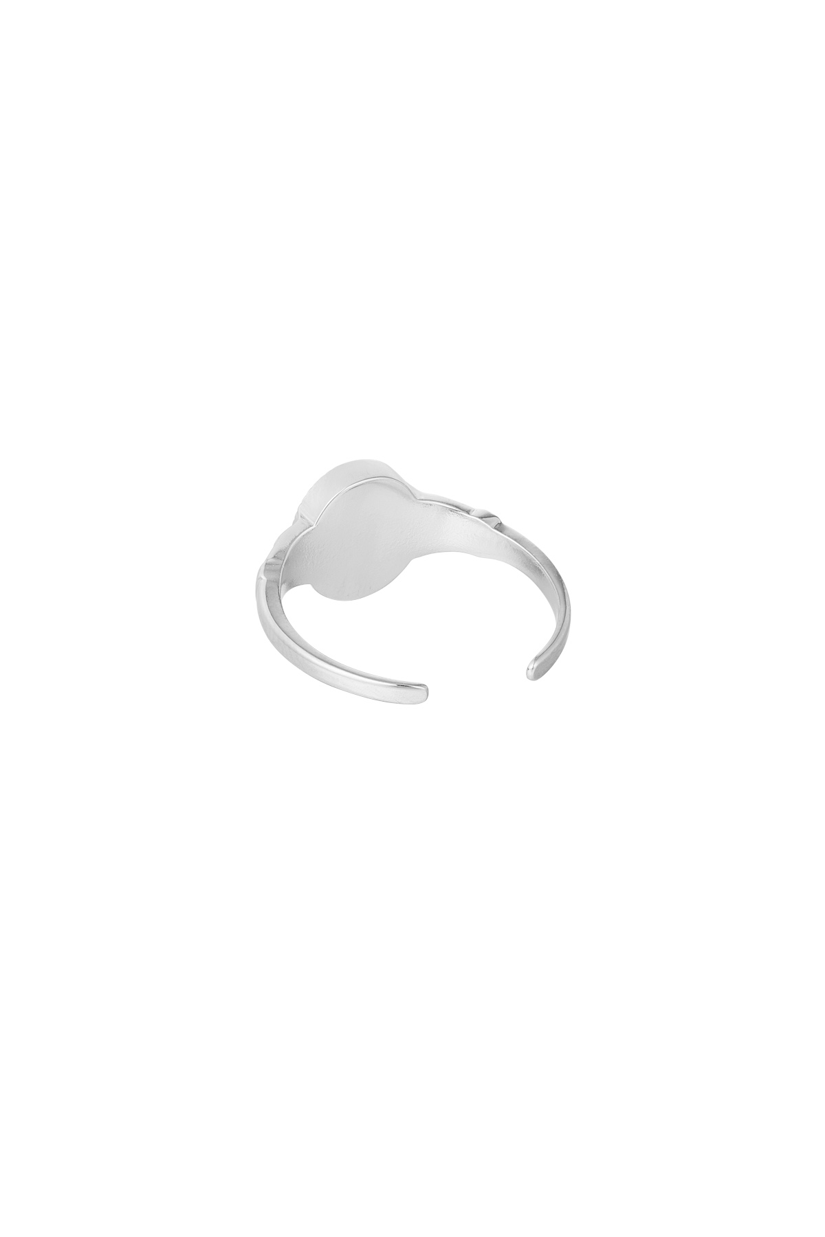 Ring flower one size - silver Picture5