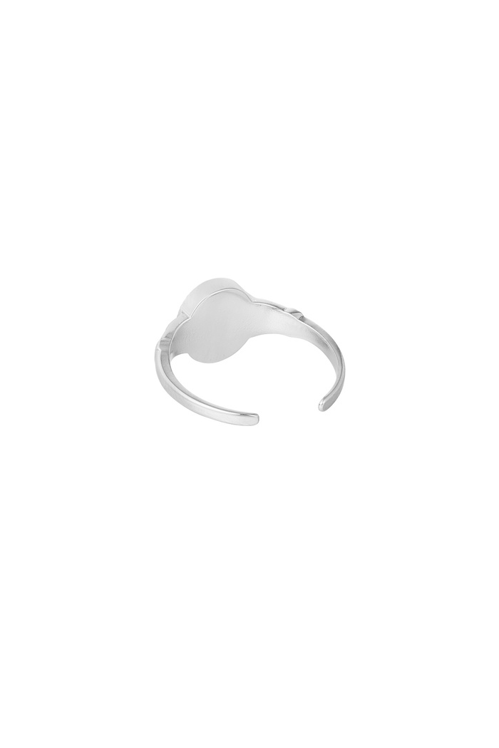 Ring flower one size - silver Picture5