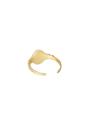 Ring bloem one size - goud h5 Afbeelding5