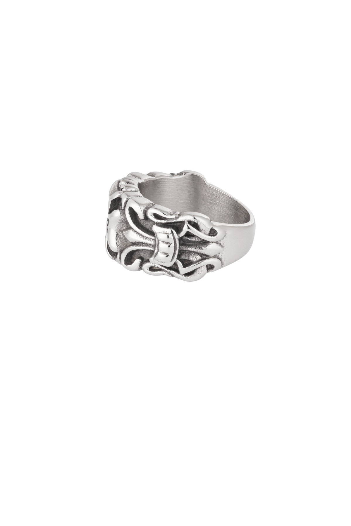 Men's ring ornament - silver Picture5