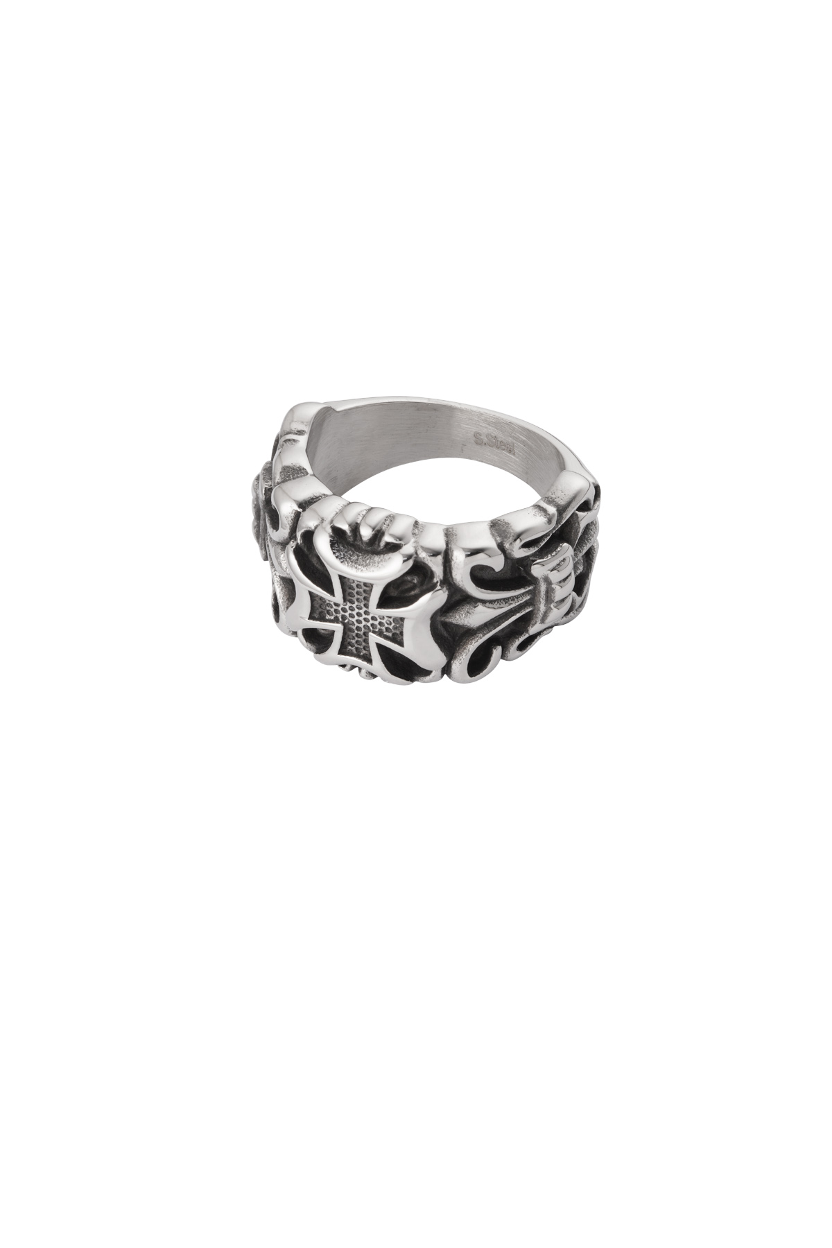 Men's ring ornament - Silver Color color 2