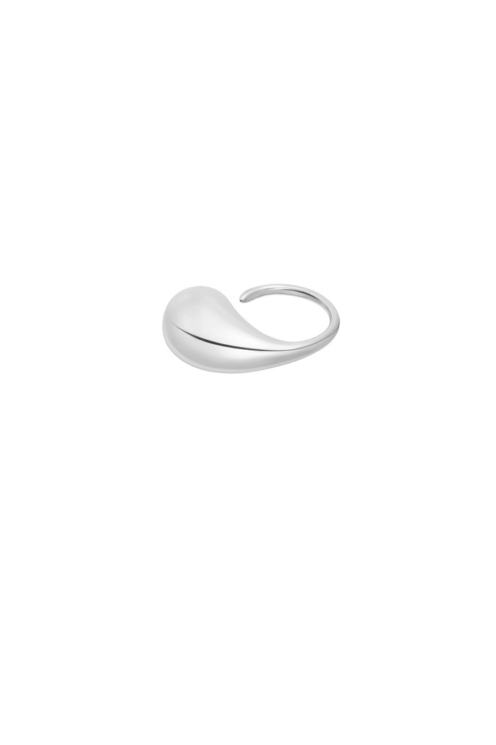 Druppel ring - zilver Afbeelding7