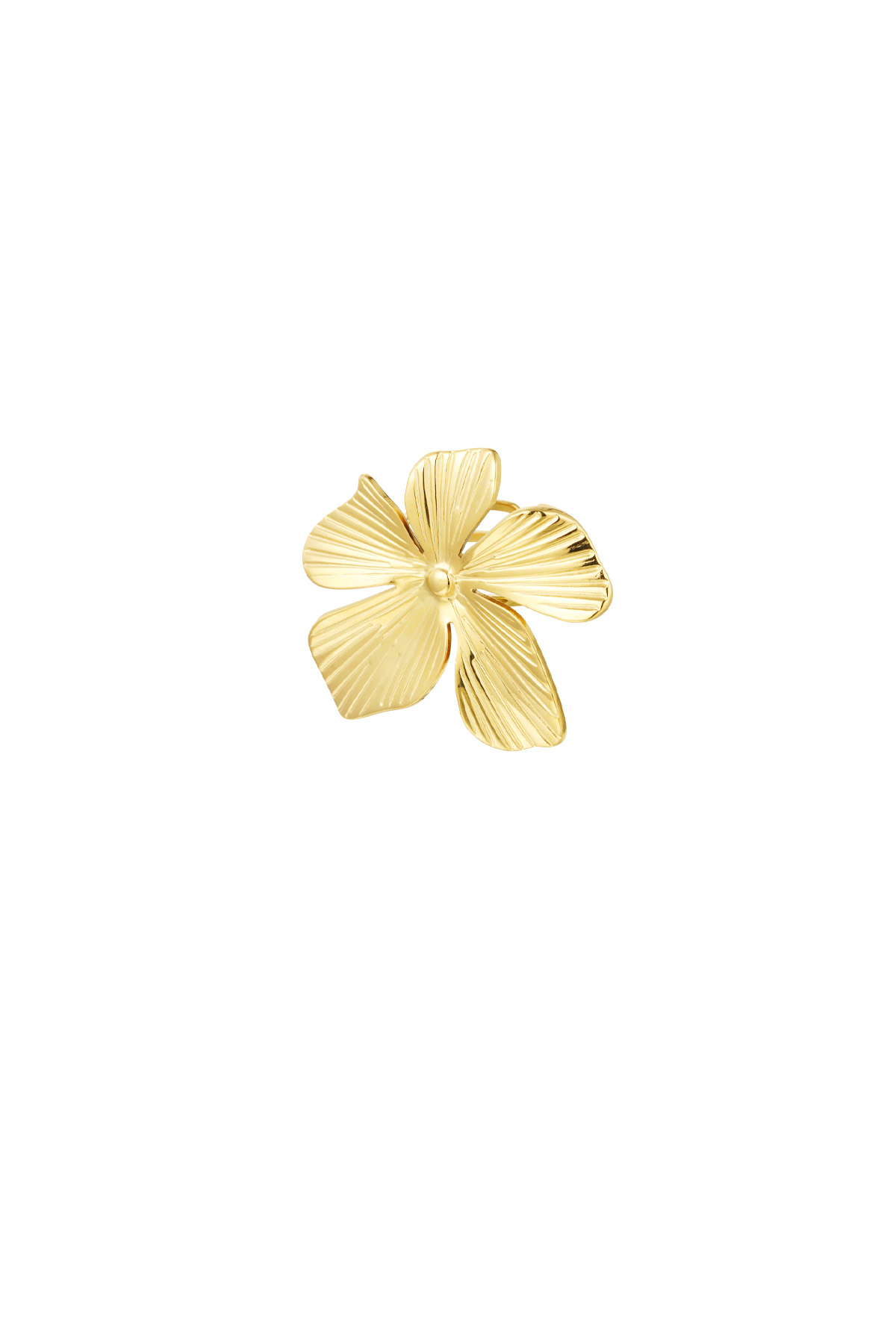 Ring große Blume - Gold h5 