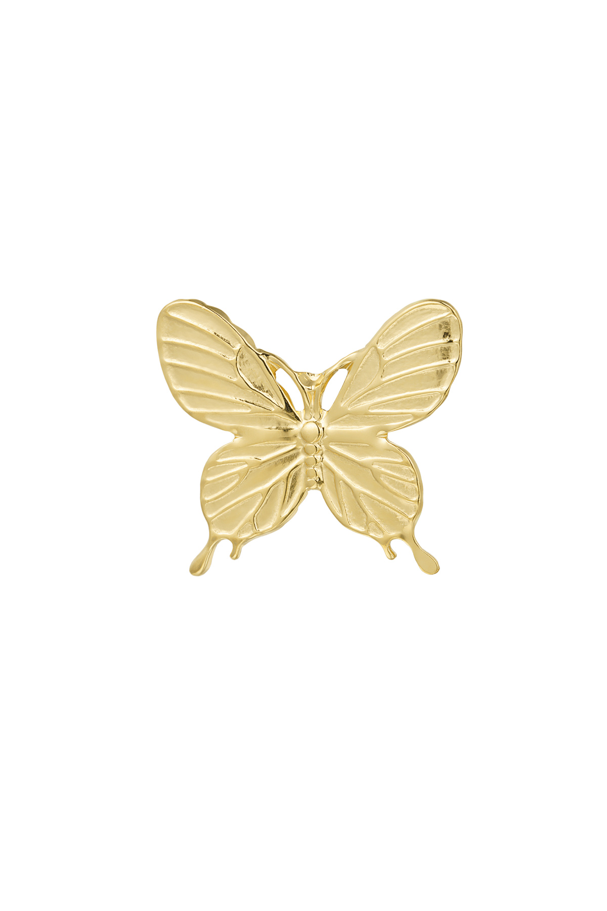 Statement butterfly ring - Gold h5 