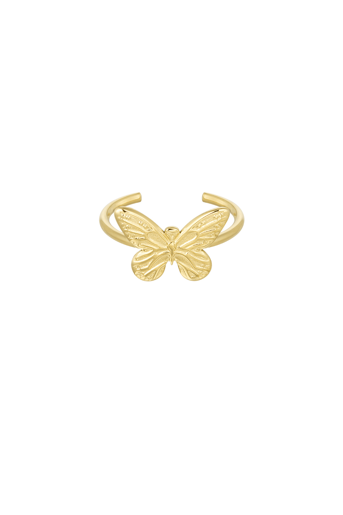 Ring mit Schmetterling – Gold