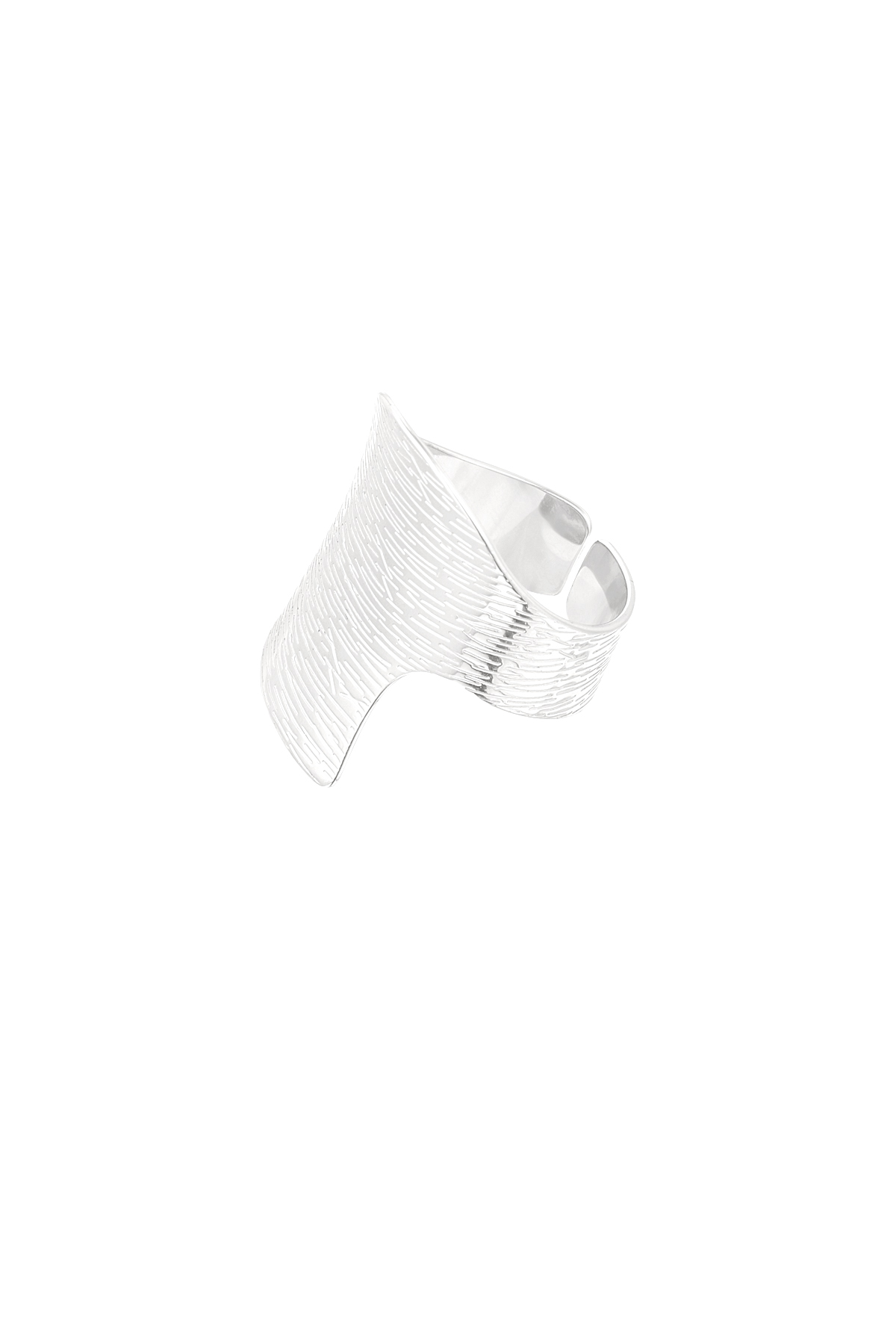 Ring asymmetrisch Must - Silber Bild3