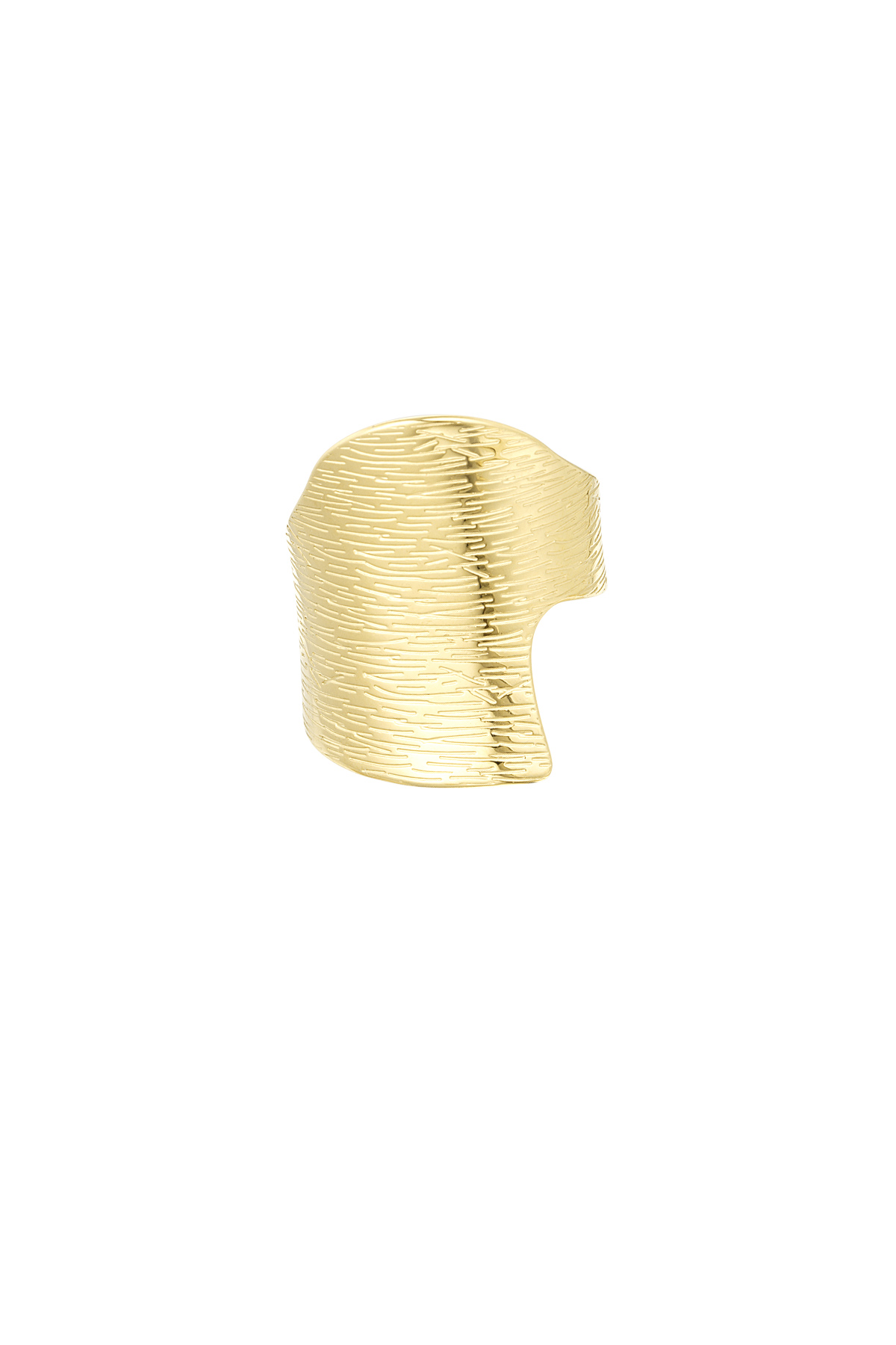 Ring asymmetrical must - Gold color