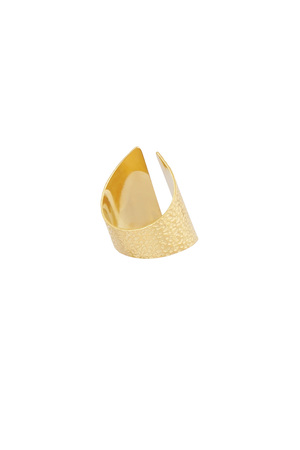 Struttura dell'anello a scatola di base - oro h5 Immagine5