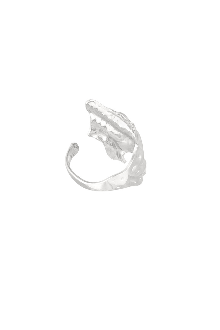 Statement ring drip - Zilver Afbeelding5