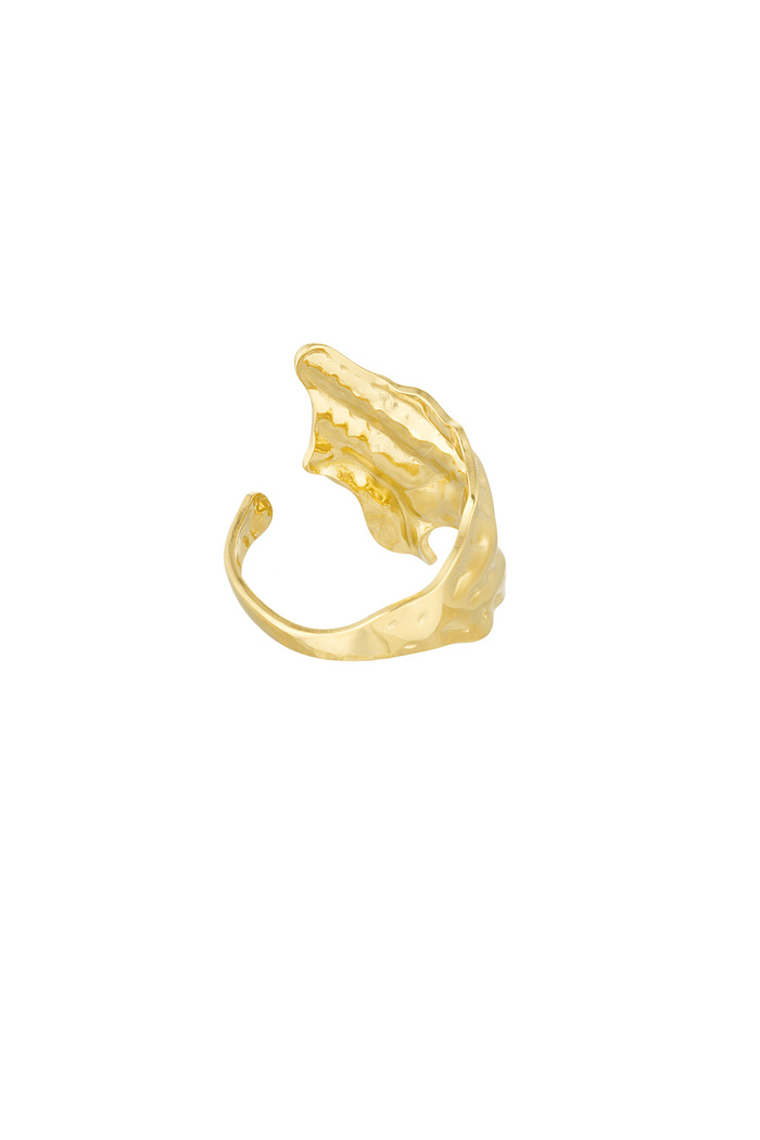 Bildiri yüzüğü damlama - Altın Resim5