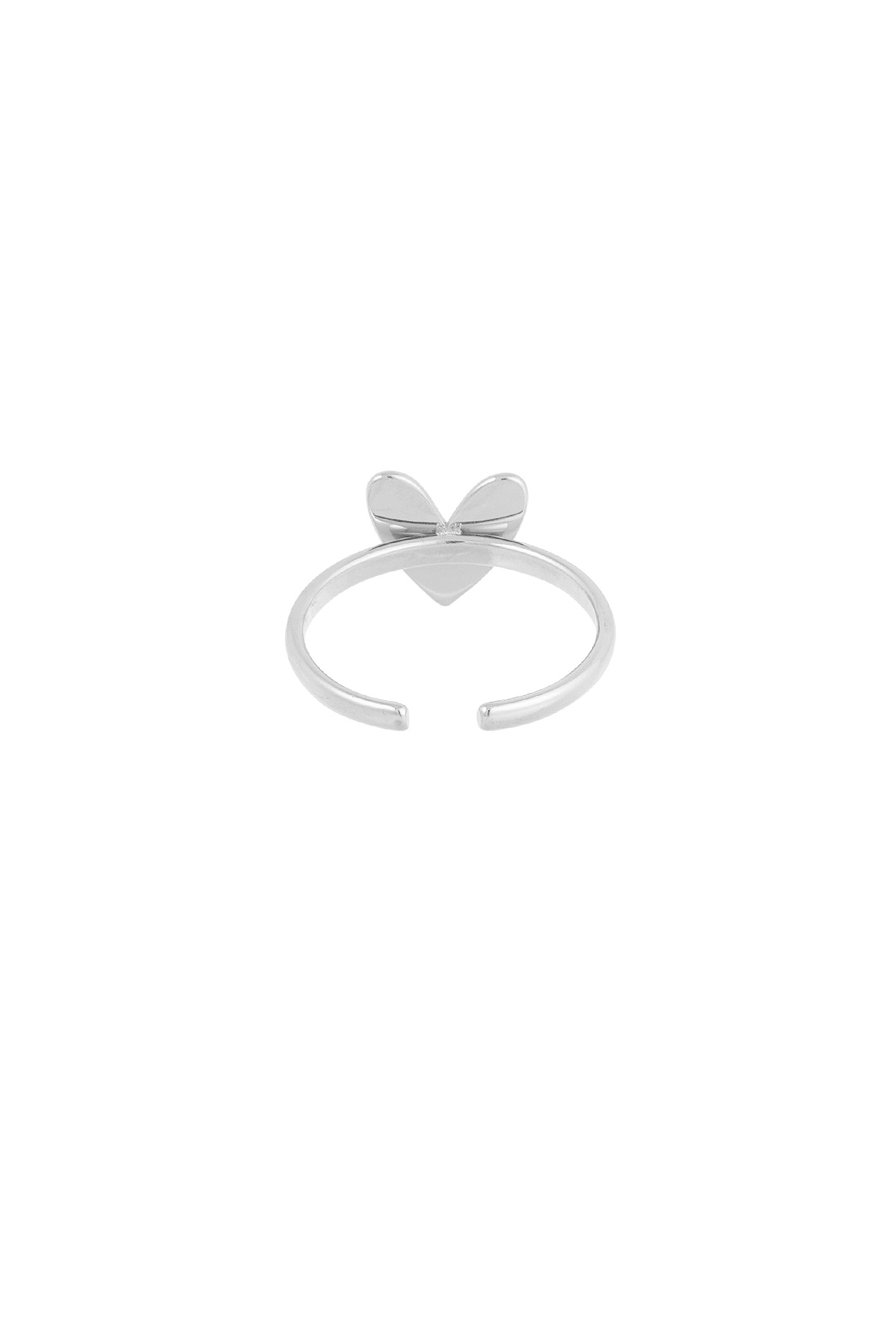 Klassieke liefdes ring - zilver h5 Afbeelding3