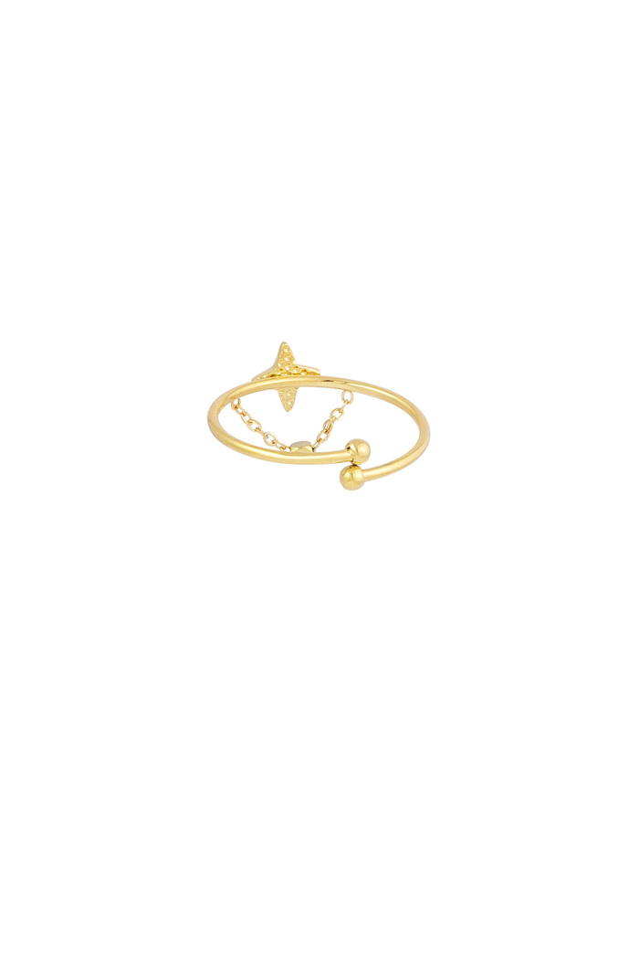 Anello scintilla scintilla - oro Immagine4