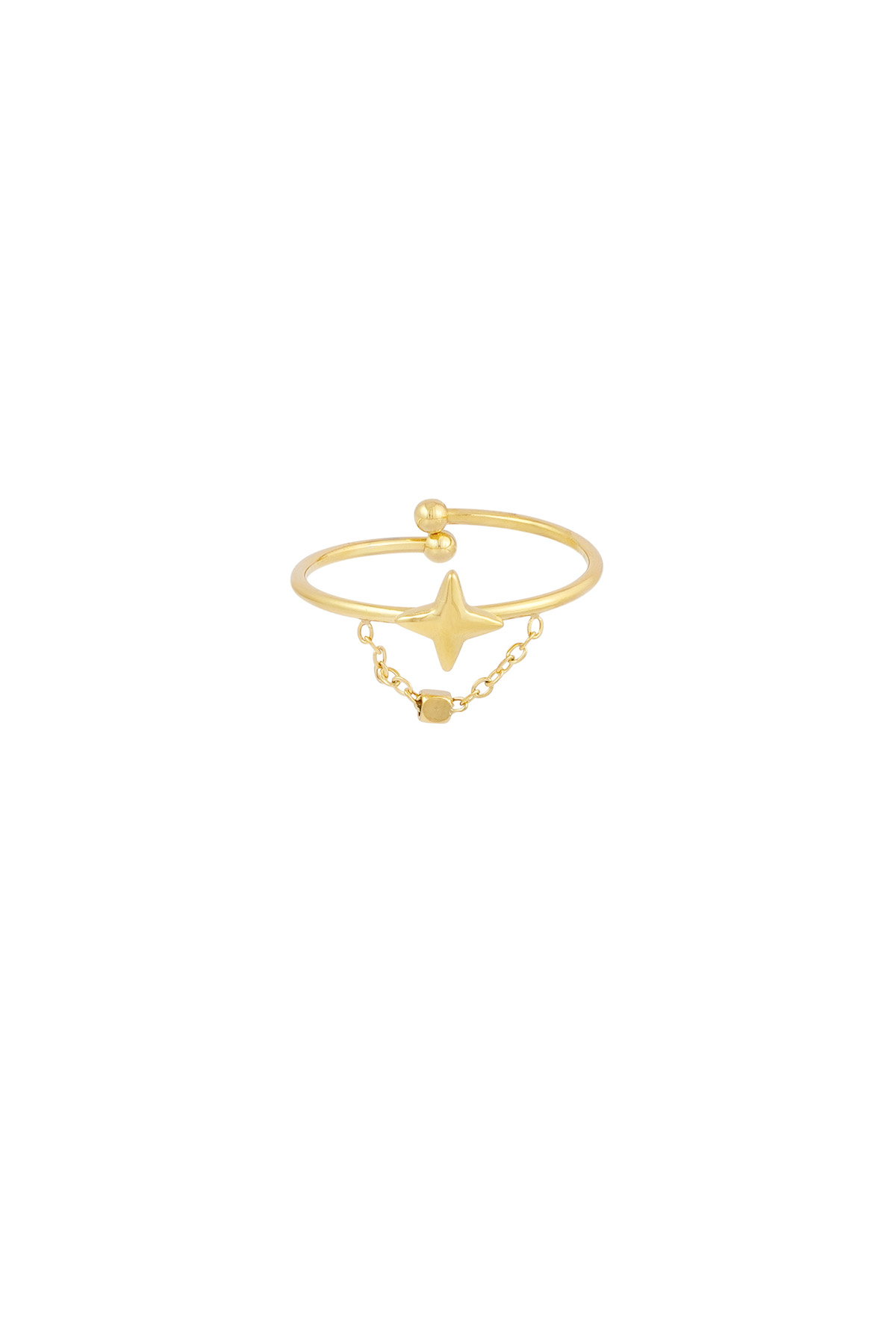 Ring sparkle sparkle - goud h5 