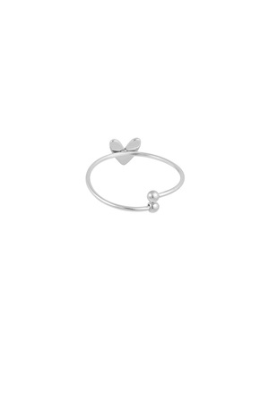 Simpele liefde ring - zilver h5 Afbeelding4