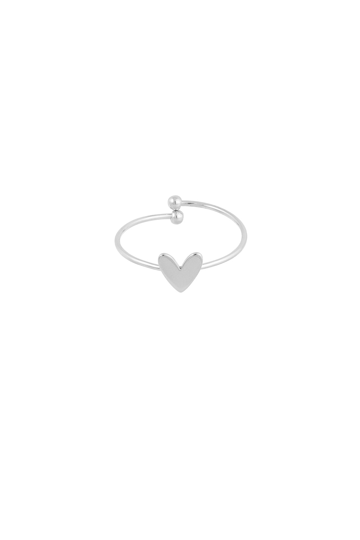 Simple love ring - silver