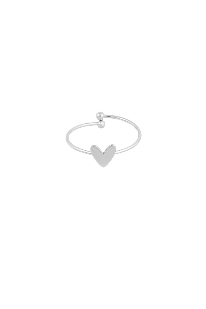 Simple love ring - silver 
