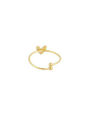 Simple love ring - gold  h5 Picture4
