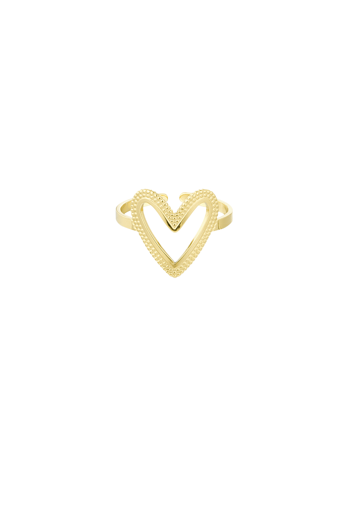 Ring der ewigen Liebe – Goldfarbe - Goldfarbefarbe 2