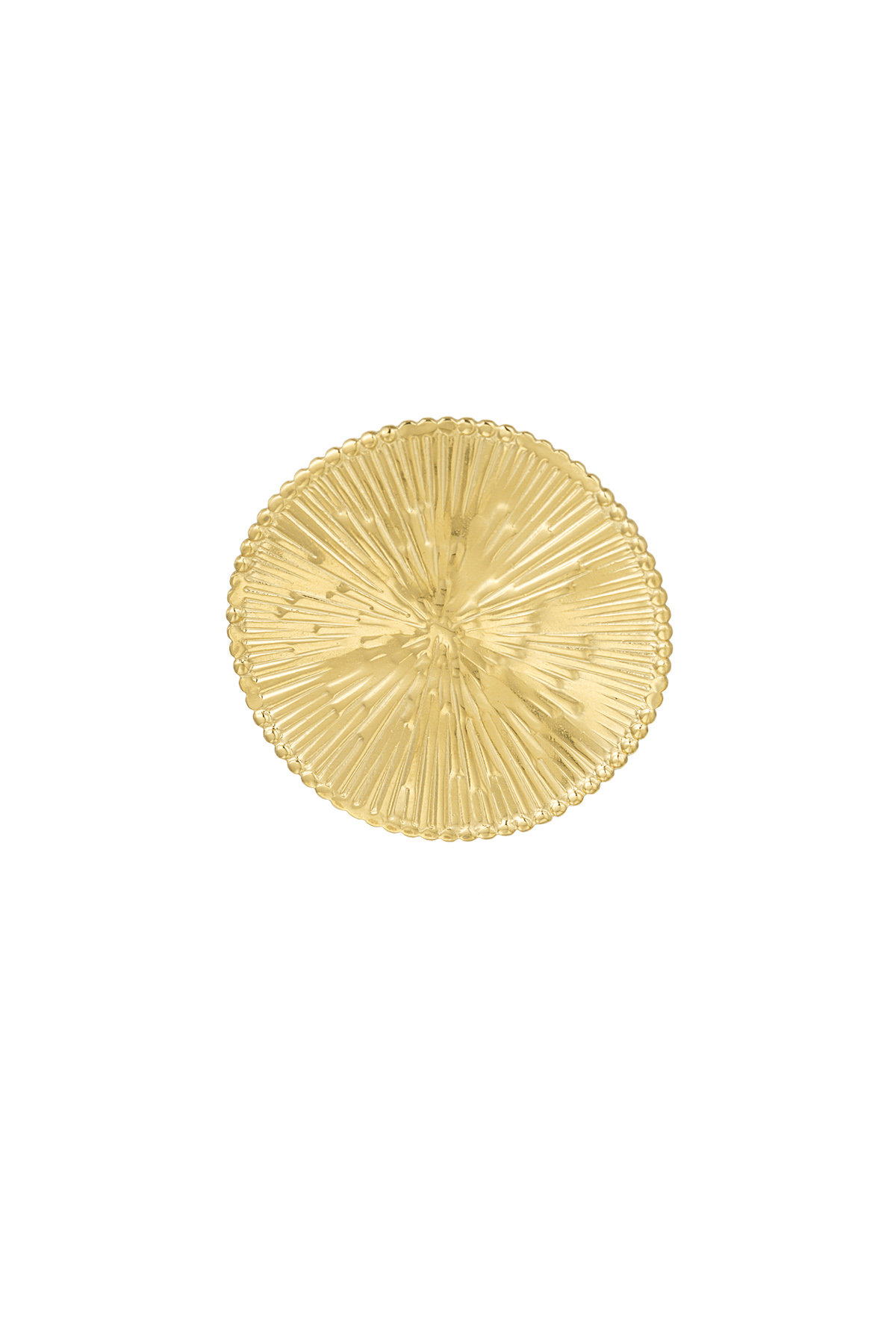 Círculo de anillo llamativo - Oro