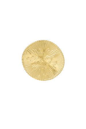Círculo de anillo llamativo - Oro h5 