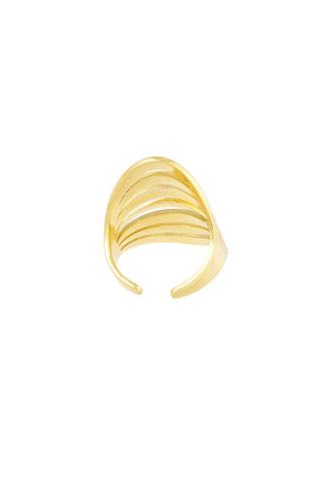 Großer mehrlagiger Ring – Gold h5 Bild4
