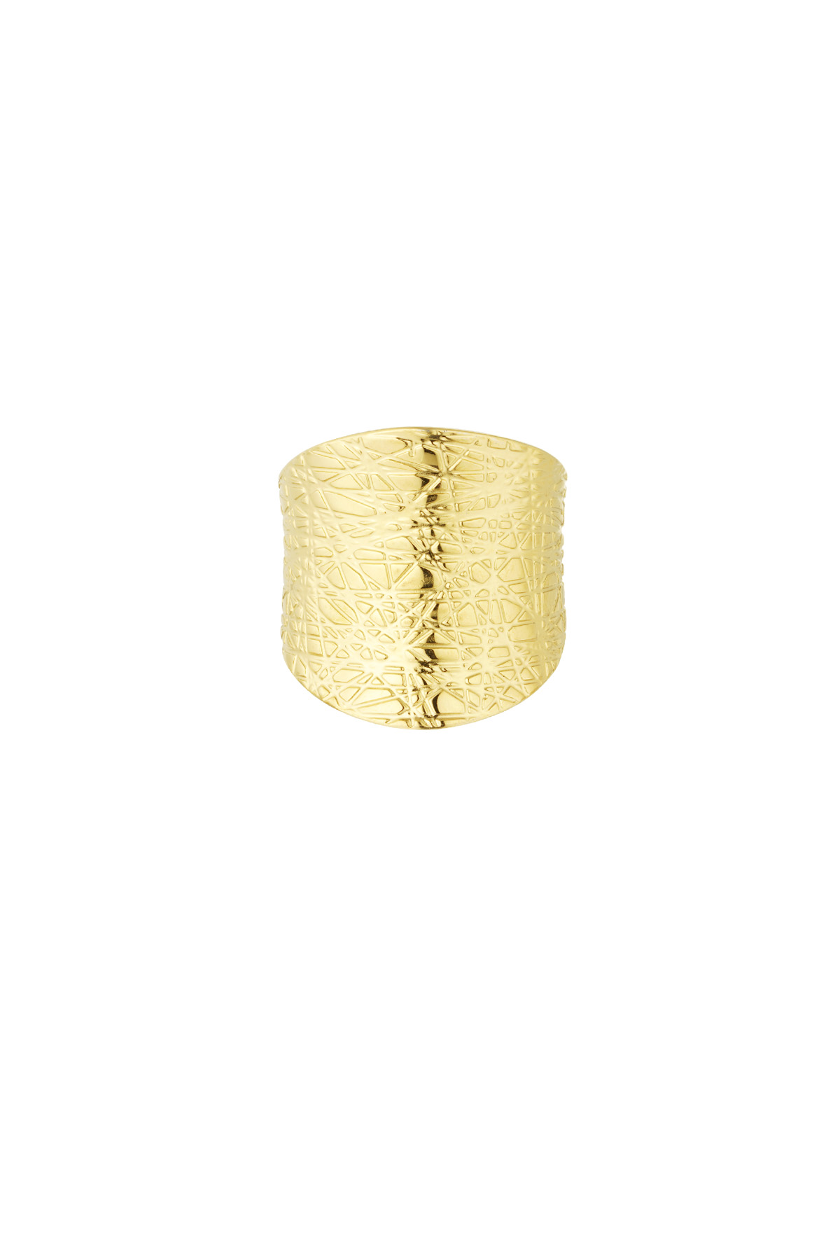 Großer Vintage-Statement-Ring – Gold