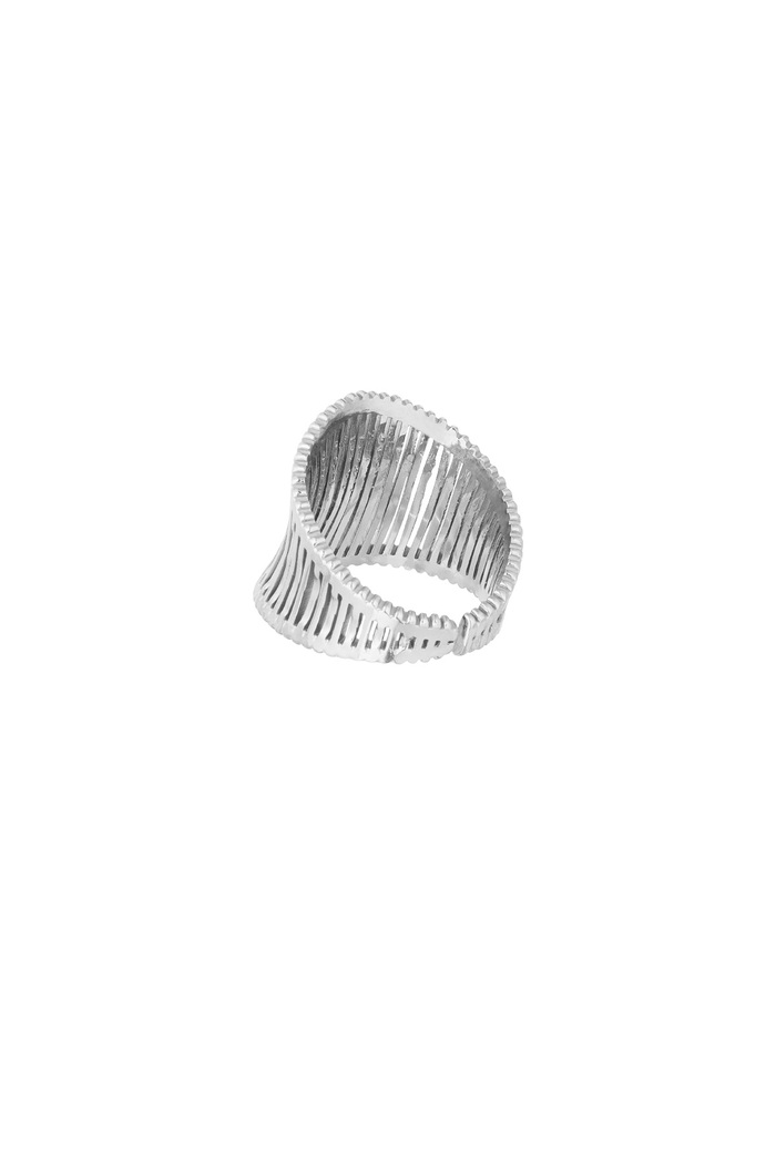 Vecchio anello vintage con soldi - argento Immagine3