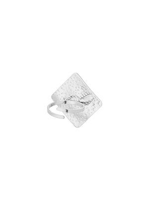 Vintage statement ring diamond - silver h5 Picture3