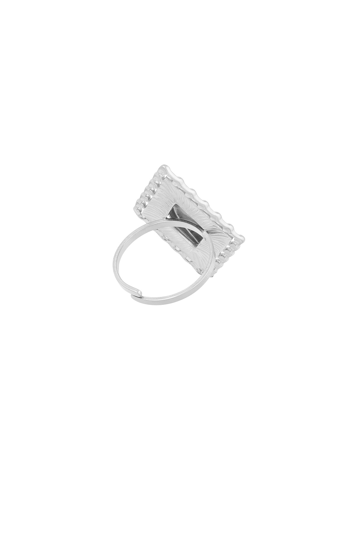 Ring vintage diamond detail - silver h5 Picture5