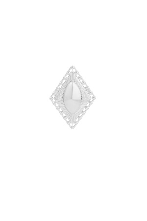 Ring vintage diamond detail - silver h5 