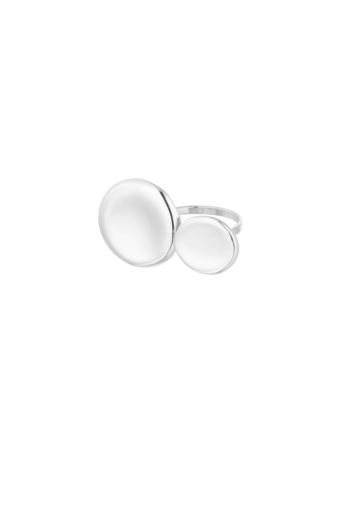 Bague cercles grands - Argent h5 