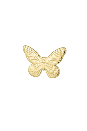 Schmetterlingsbrosche - Gold h5 