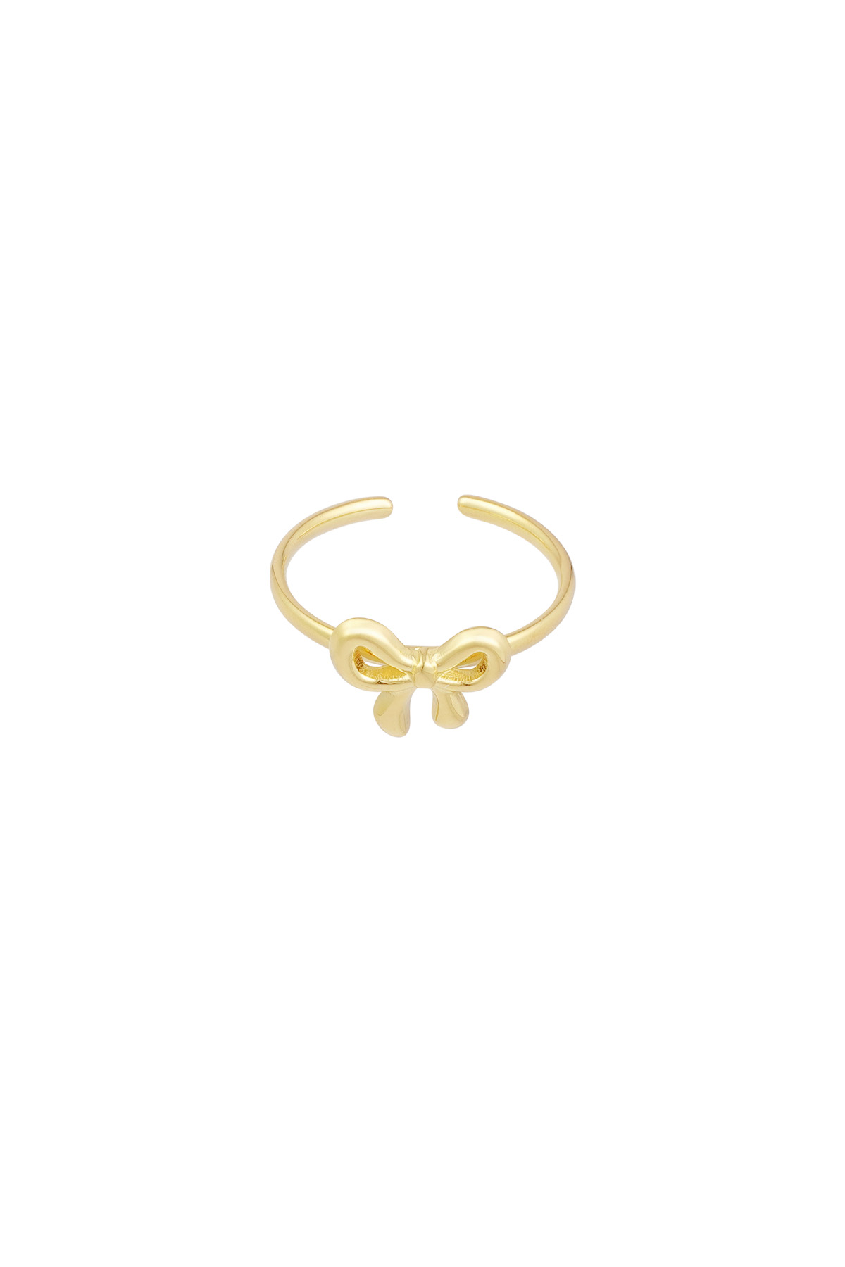 Ring Schleife Leben - gold  h5 