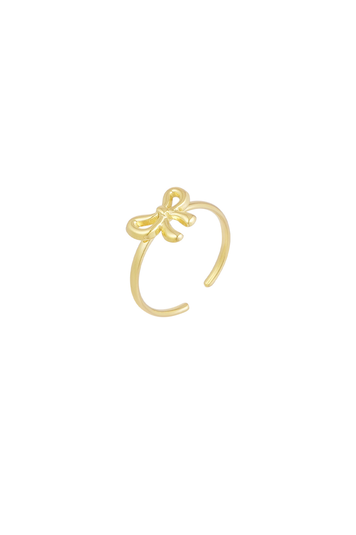 Ring bow life - goud  Afbeelding5
