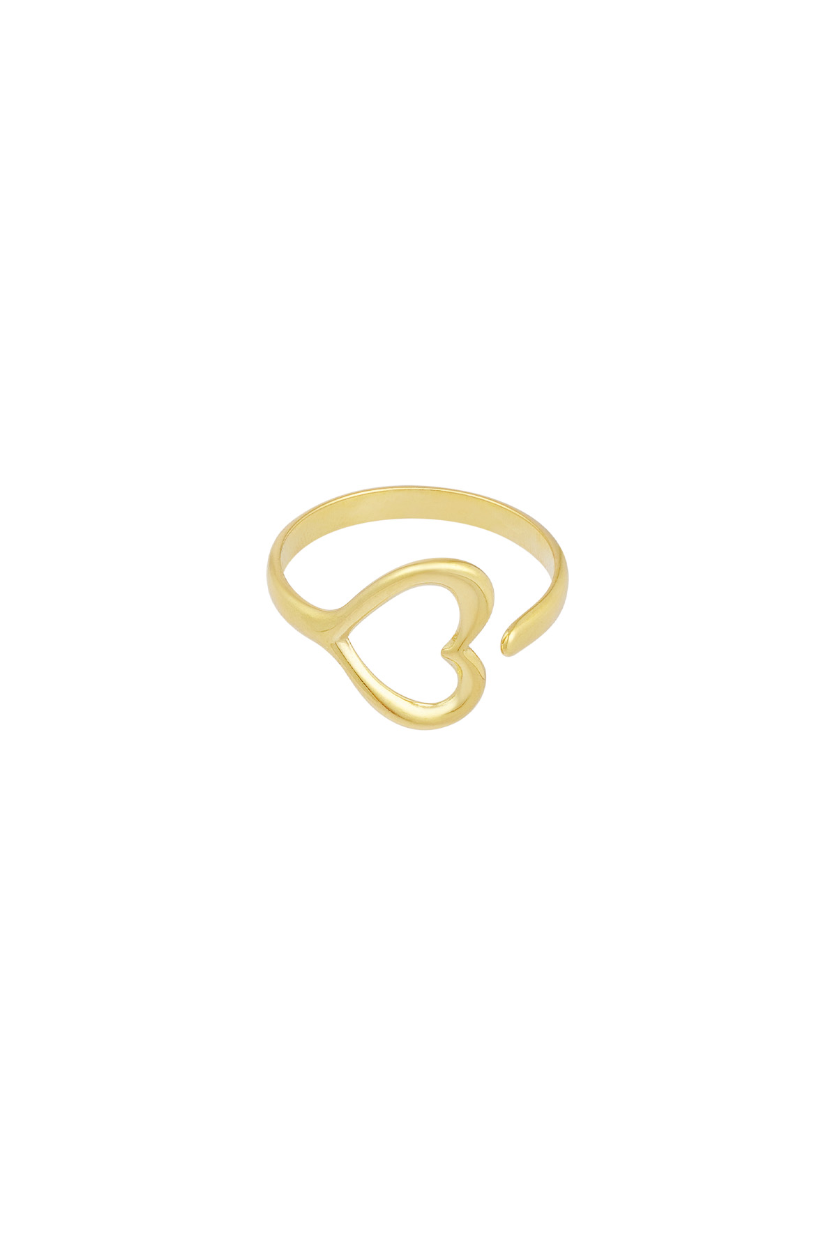 Ring love upside down - gold h5 