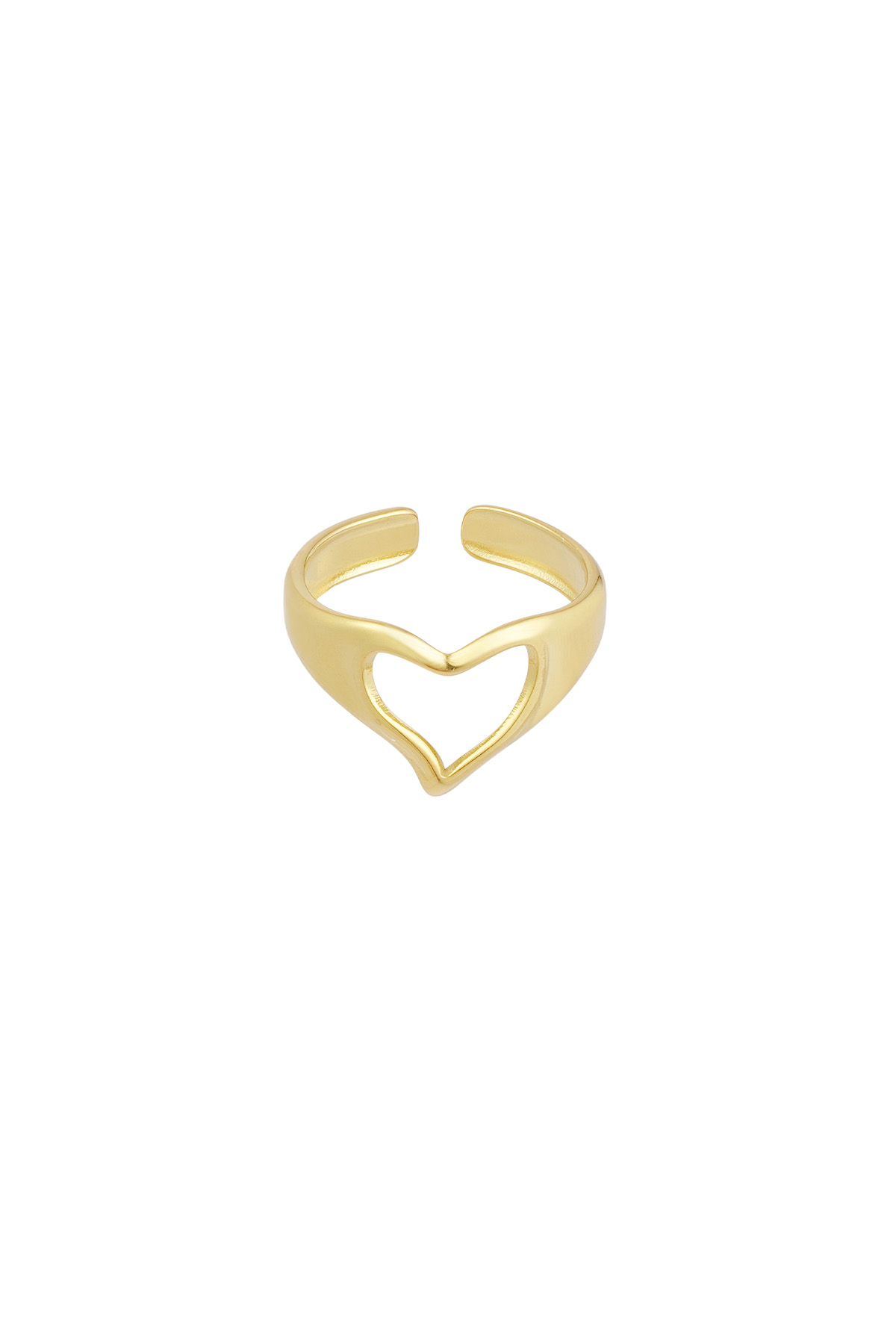 Ring love hands - goud