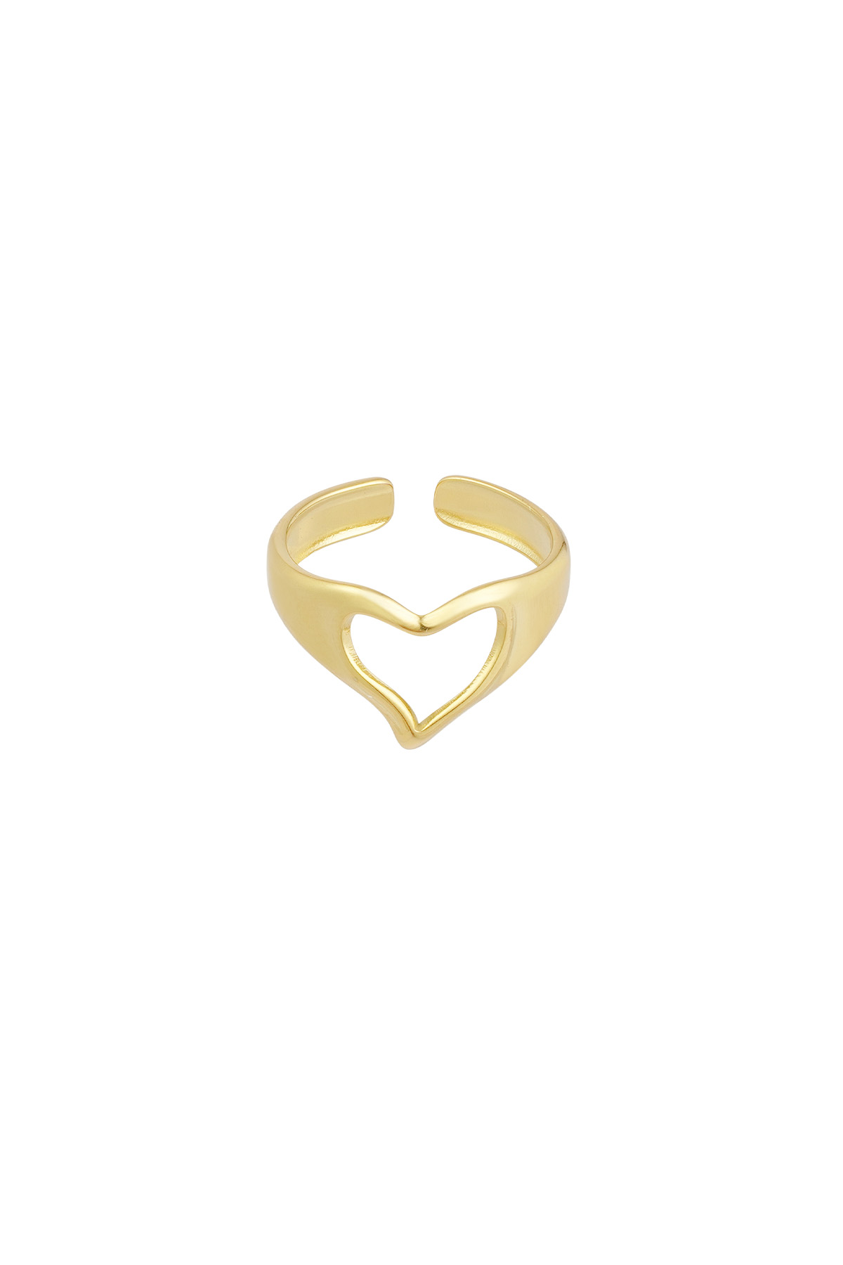 Ring love hands - goud 