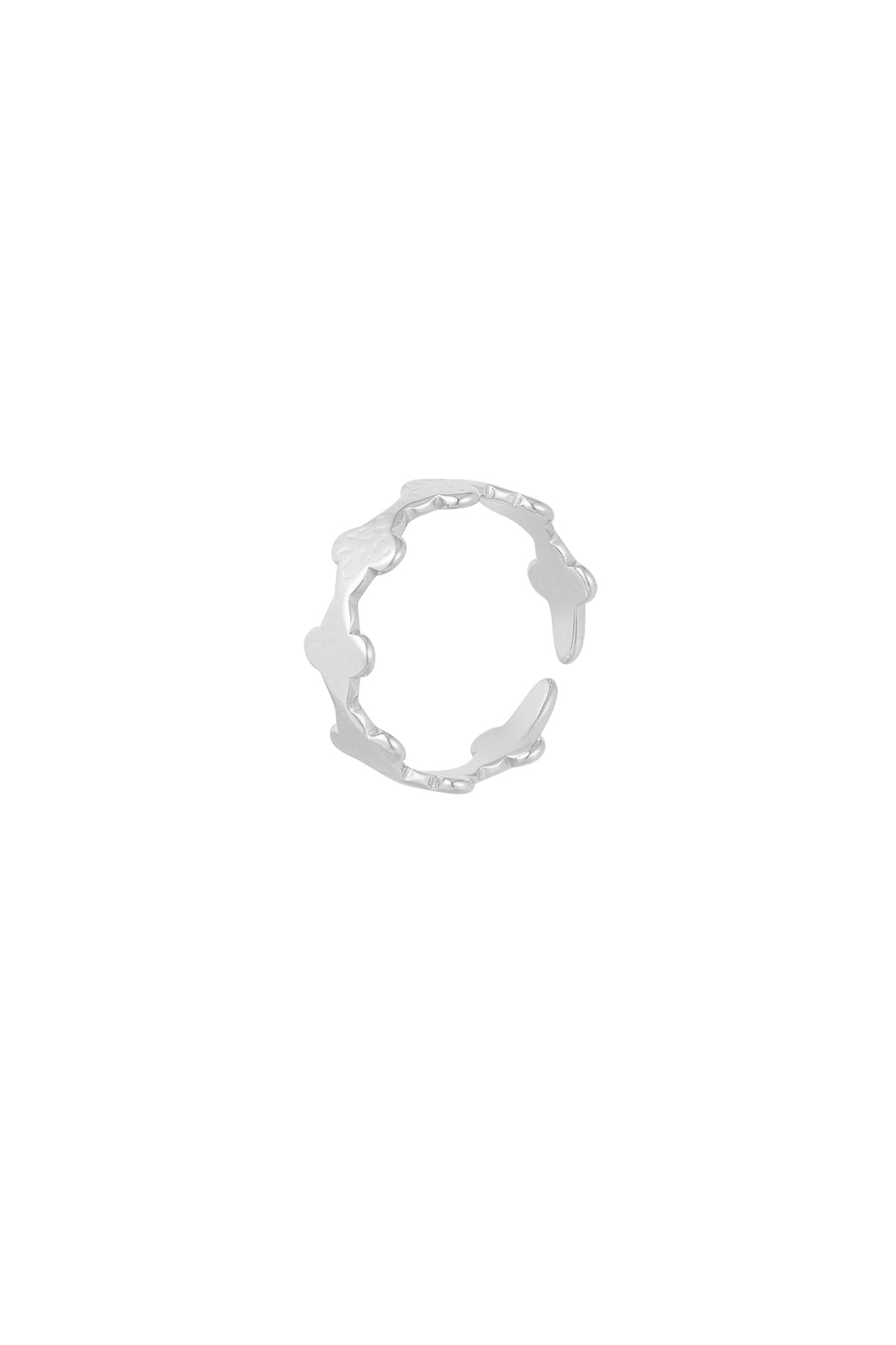 Ring clover vibes - silver h5 