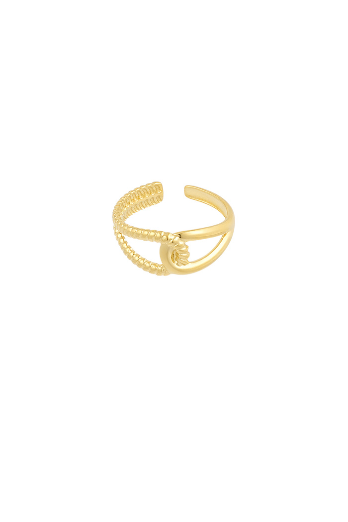 Ring forever connected - goud Afbeelding2