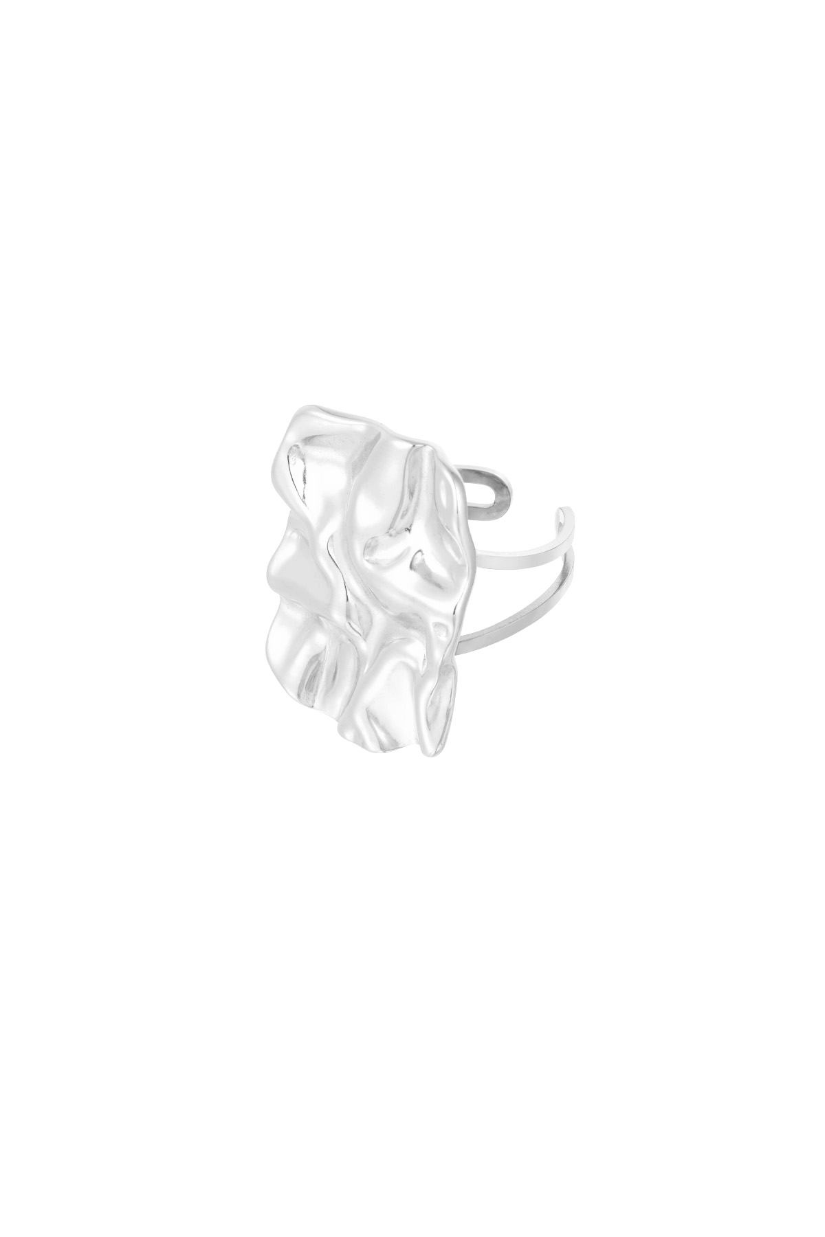 Golven ring - zilver  h5 