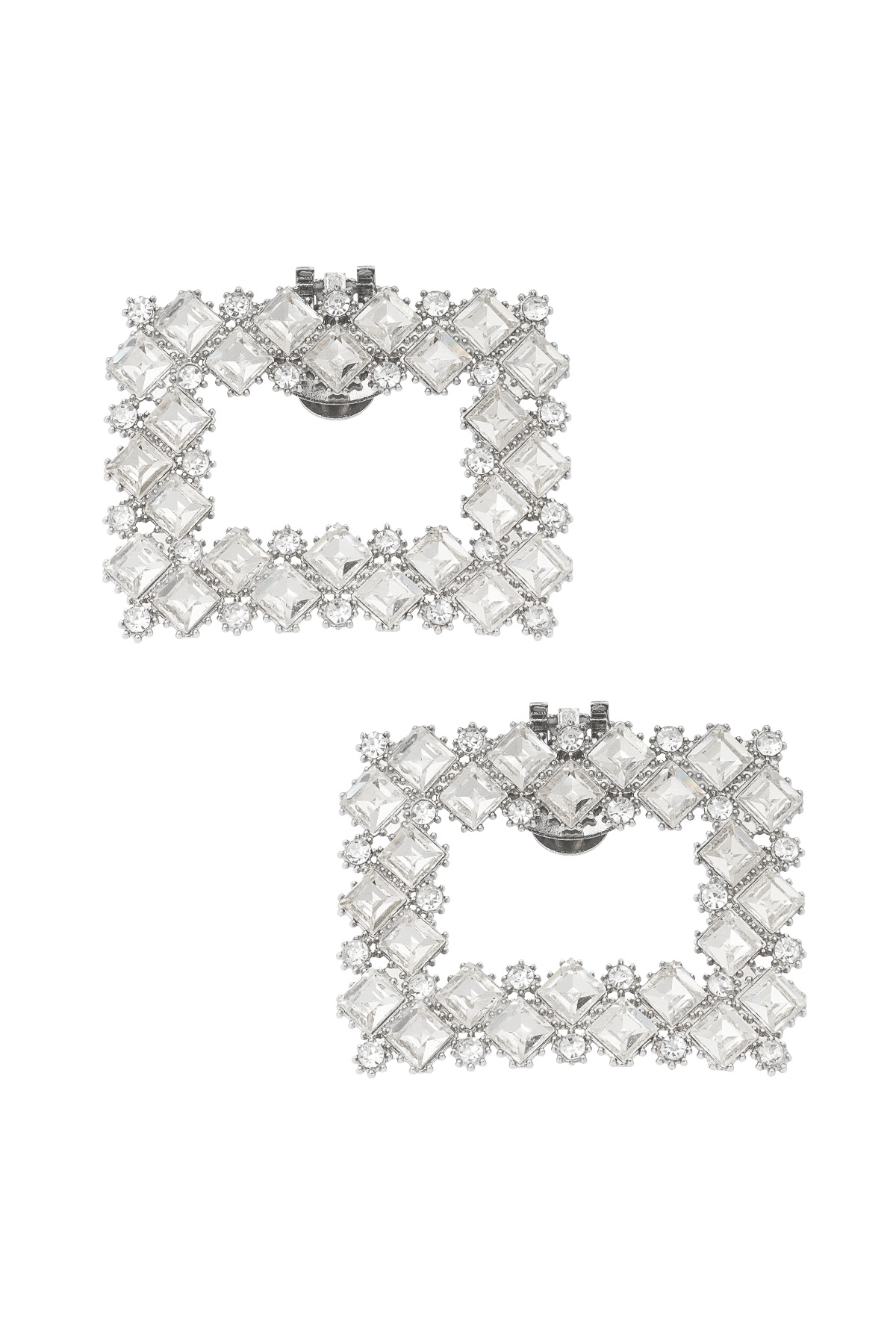 Shine bright shoe clips - silver  h5 